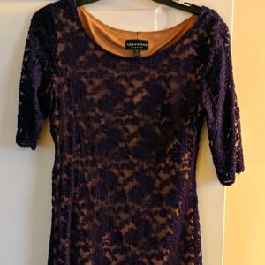 Bundle Purple and black lace dresses